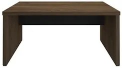 Mesa para Escritório 158cm Tamburato Executiva A06 Marrom/Preto - Mpoz