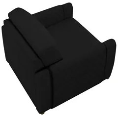 Conjunto Sofá 3 Lugares 223cm e Poltrona 98cm Amaranto M22 Veludo Pret