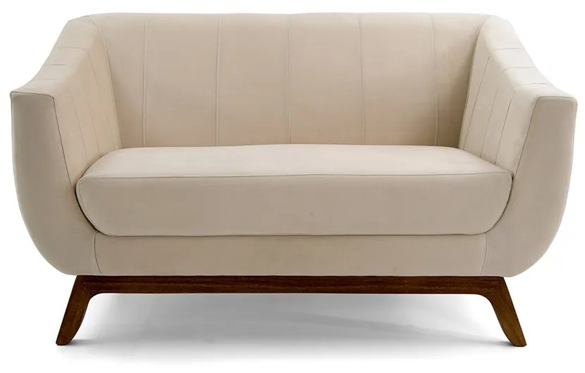 SOFA 2 LUGARES ATENAS VELUDO BEGE D-153