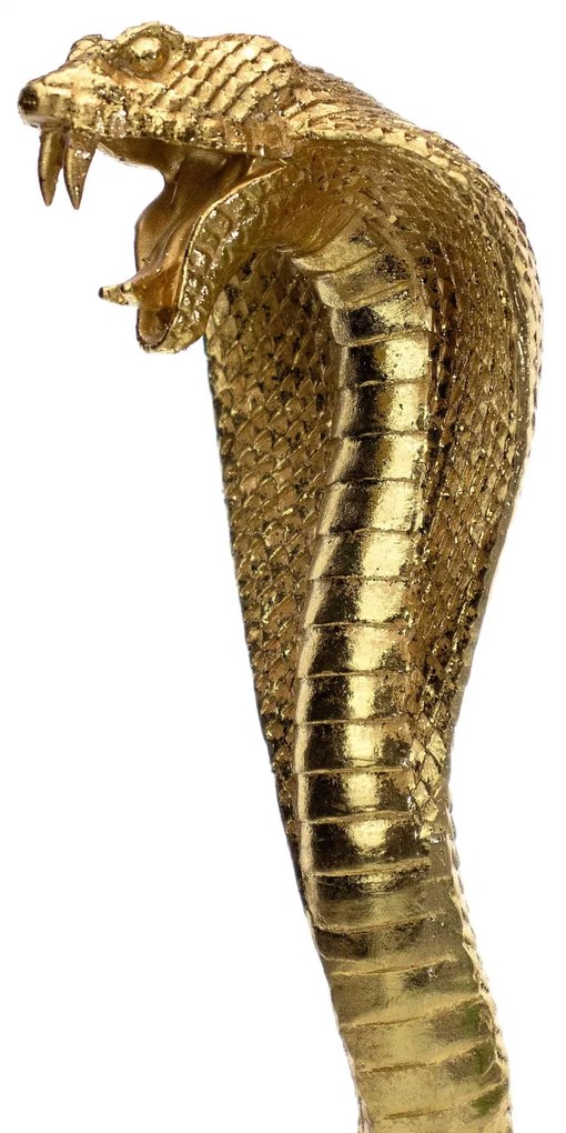 Escultura Decorativa Serpente Em Poliresina 41x16x16 cm M02 - D'Rossi