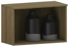 Armário de Cozinha 60cm Com 1 Porta Nádia Mocca/Avelã L01 - Mpozenato