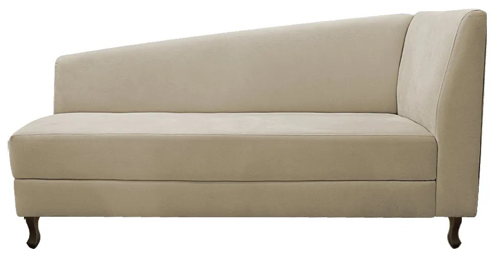 Kit Divã Recamier Heitor 160cm Lado Esquerdo e 02 Poltronas Luiza Suede - ADJ Decor