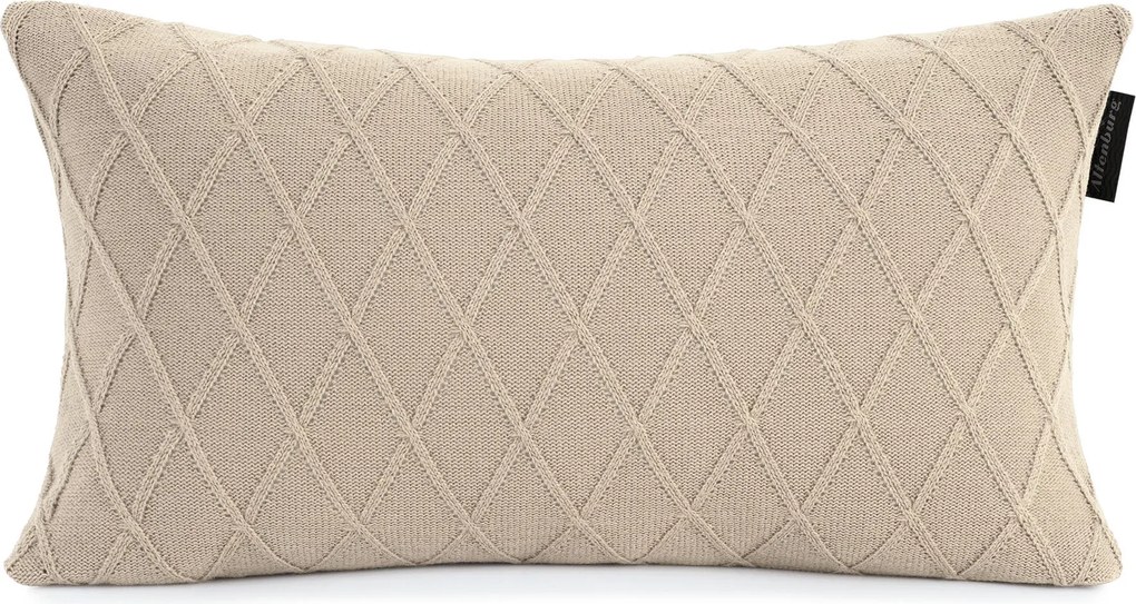 Almofada de Tricô Altenburg Amara 30x50 - Bege Cotone  Bege Cotone