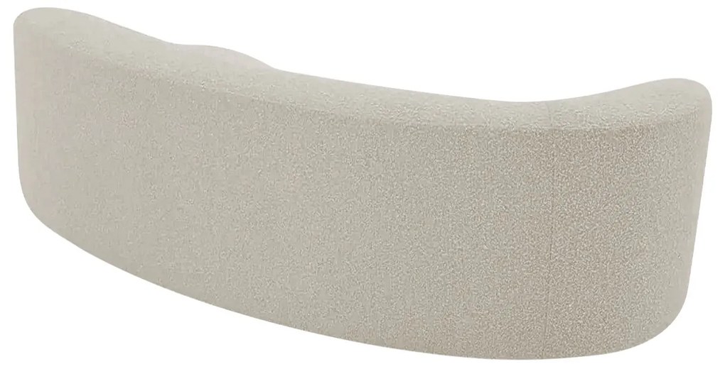 Divã Recamier Orgânico Tokyo 160cm Lado Direito Linho - ADJ Decor