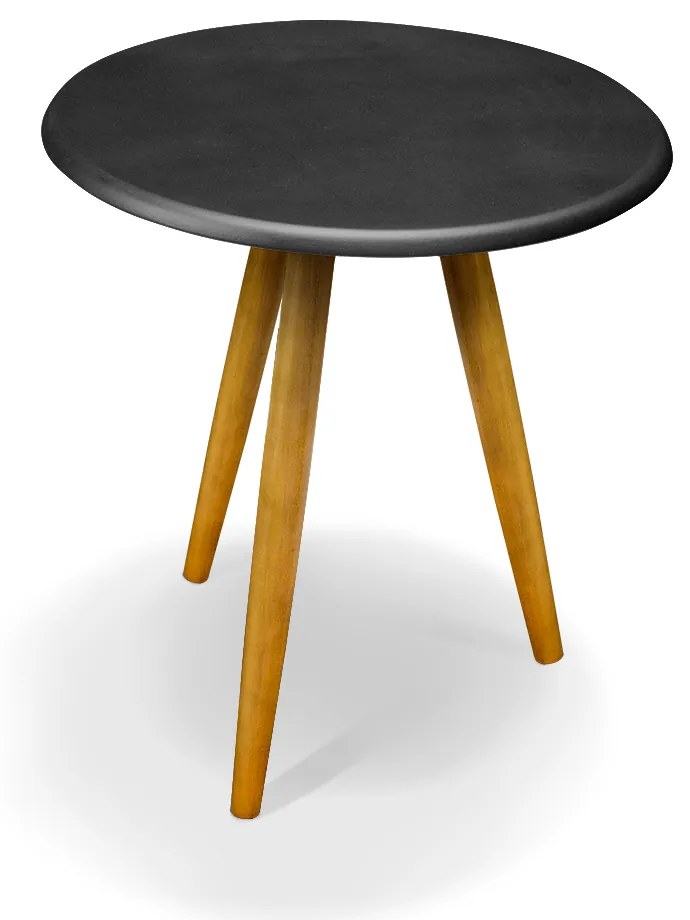 Conjunto Mesa Lateral e Mesa de Centro Preto - D'Rossi