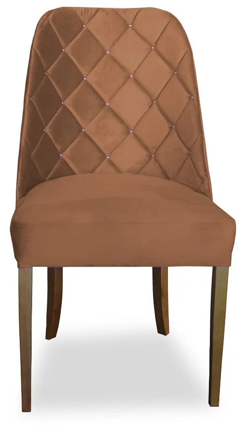 kit com 4 Cadeiras de Jantar Dublin Suede Telha