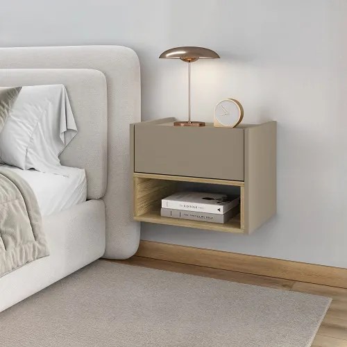 Mesa De Cabeceira Florença Fendi/Hannover - Casa D Móveis