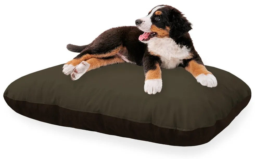 Almofada Cama Pet Mila Veludo Cores - Marrom