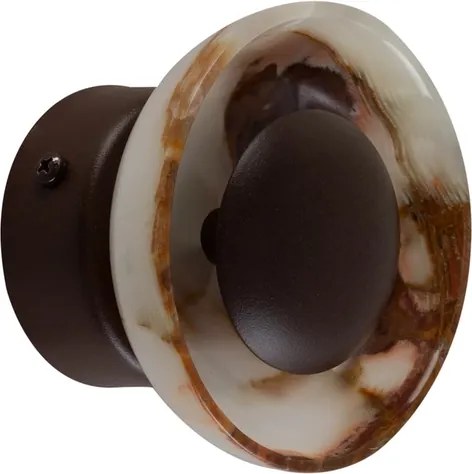 Arandela Led Metal Marrom 2W 3000K Kalida Onix