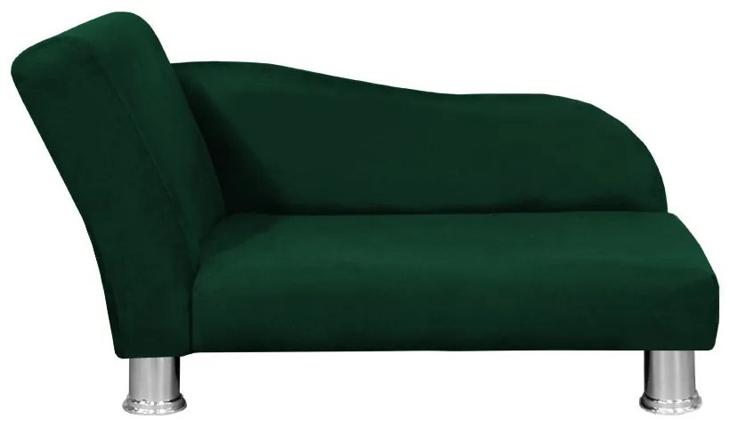 Divã Cama Pet Luxo para Cães E Gatos Elegante Confortável Suede Verde Bandeira