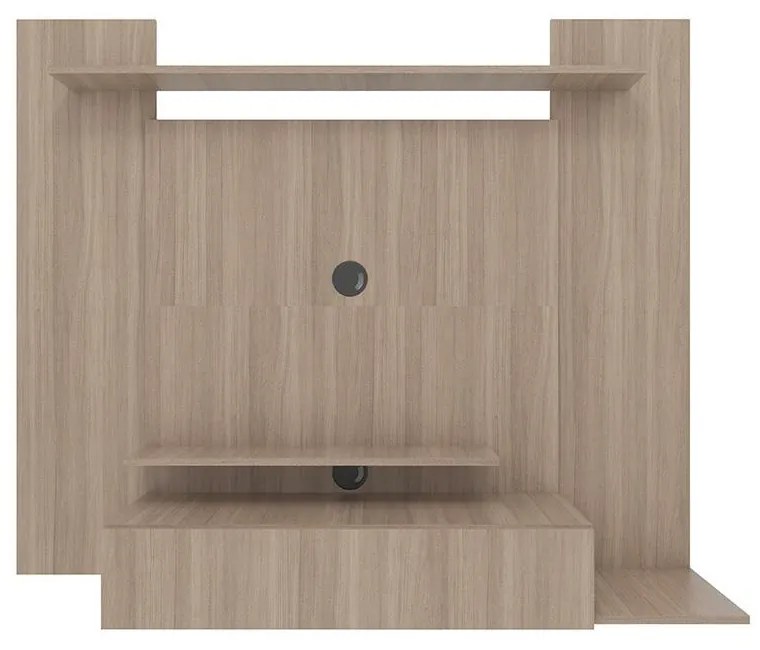 Painel Para TV Até 50" 1 Gaveta 4 Prateleiras Marrom Montana