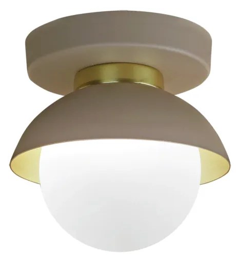 Arandela Bibelô Ø13X8,9Cm Globo Ø10Cm Fosco 1Xg9 Anel Distanciador Cob... (BT - Branco Texturizado, Igual Primeira Cor)
