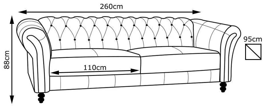 Sofá 4 Lugares Maggiore 260cm Couro Mel G58 - Gran Belo
