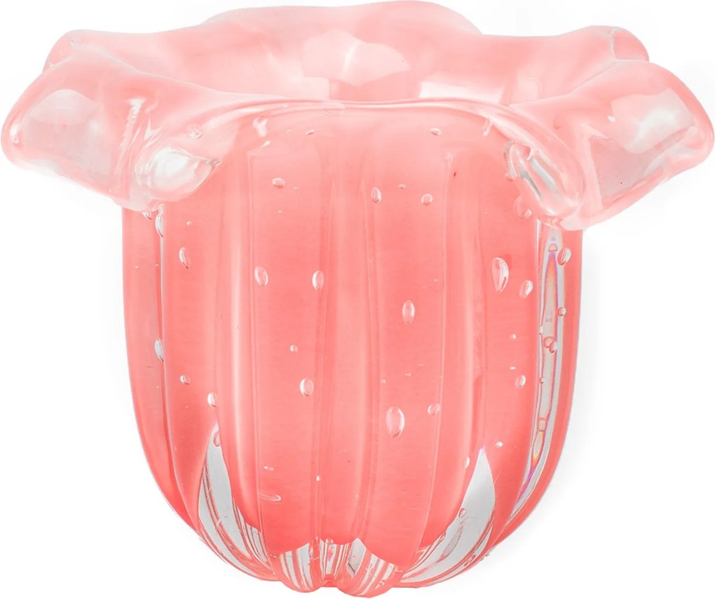 Vaso Murano Salvador - Quartzo Rose  Quartzo Rose