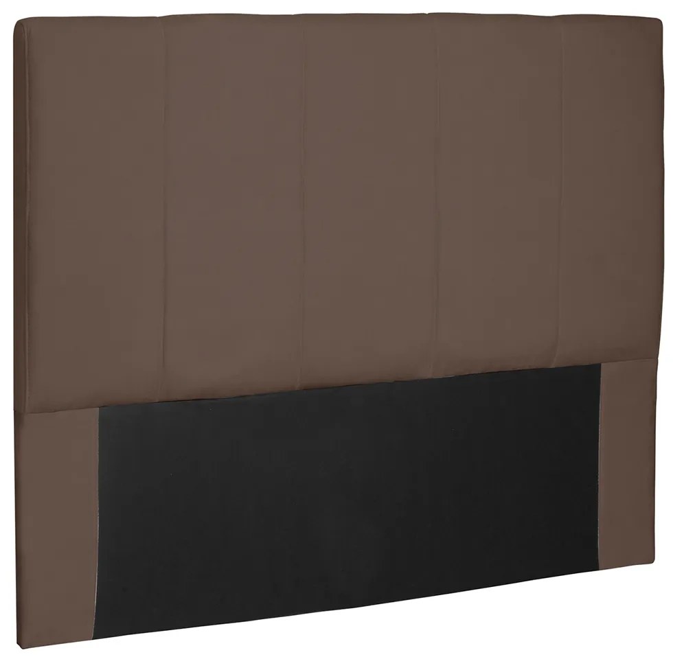 Cabeceira Decorativa Casal 1,40M Erza Suede Caramelo G63 - Gran Belo