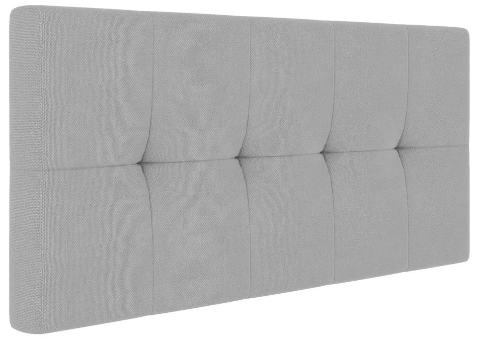 Cabeceira Painel Nina Para Cama Box Casal 140 cm Linho - D'Rossi - A05 Cinza Claro