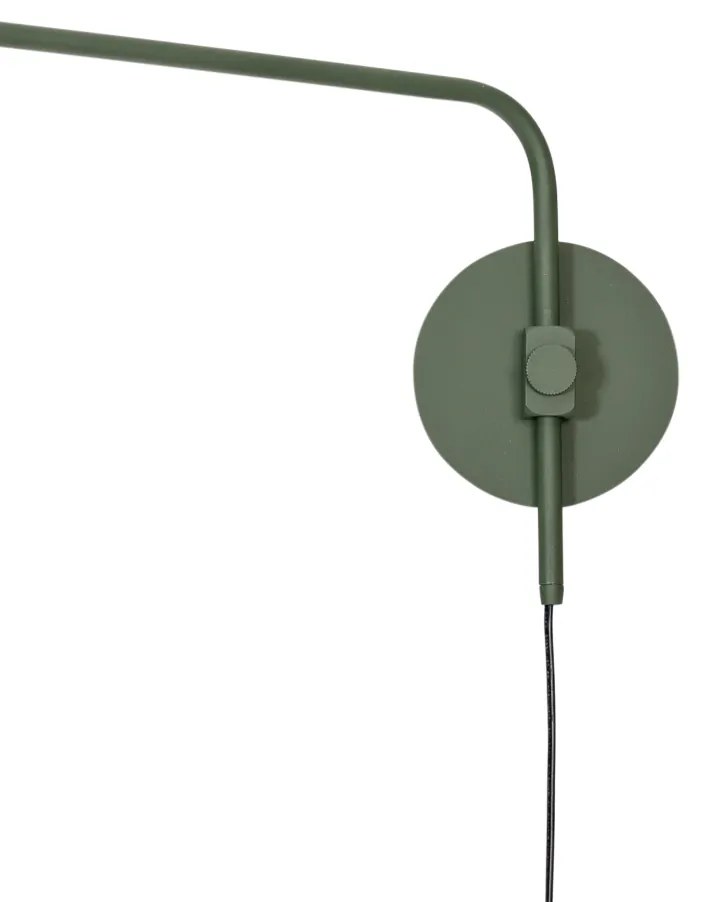 Arandela Yoná 32X95,2X44,2Cm 1Xe27 Braço Haste E Cúpula Alumínio - Usi... (FN-F - Fendi Fosco)