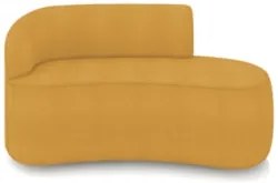 Sofá 2 Lugares Para Sala 140cm Orgânico Wendi Boucle Mostarda I01 - M
