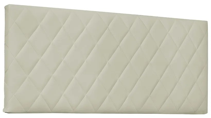 Cabeceira Painel Dubai Para Cama Box Solteiro 90 cm Corino - D'Rossi - Bege