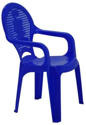Cadeira Infantil Tramontina Catty Estampada em Polipropileno Azul
