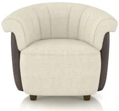 Sofá 2 Lugares 150cm e Poltrona Lykan Linho Bege/Caramelo Z32 - Mpozen