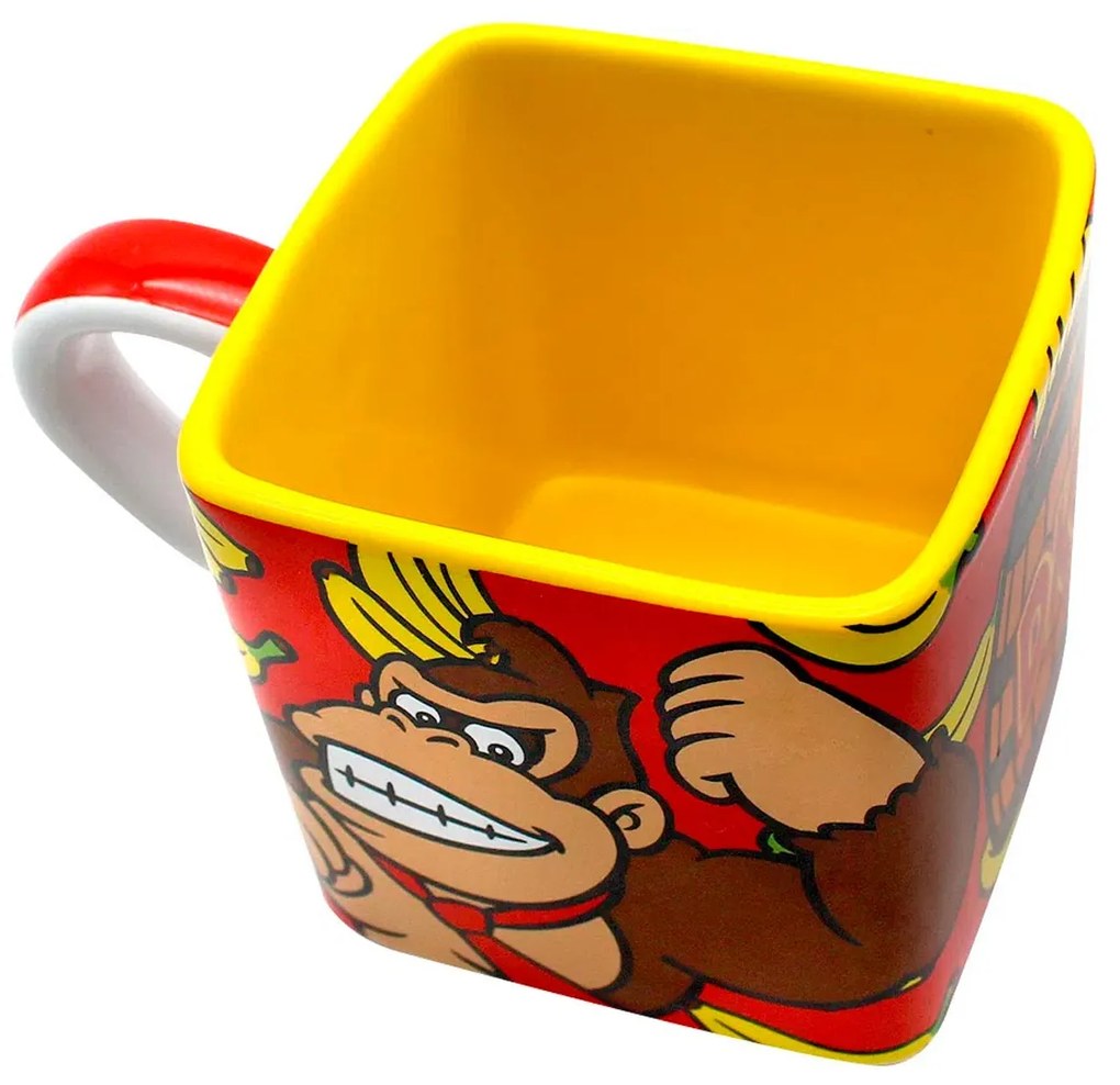 Caneca Quadrada Cubo Donkey Kong