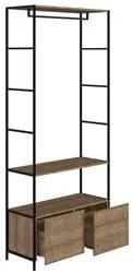 Quarto Modulado Completo 4 Módulos Estilo Industrial Steel Quadra Verm
