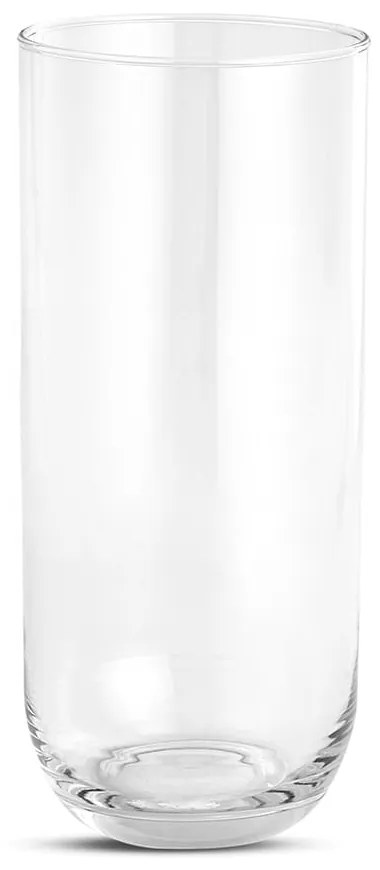 Vaso em Vidro Incolor Cristal - 28x11,50cm - Vaso em Vidro Incolor Cristal 28x11,50cm