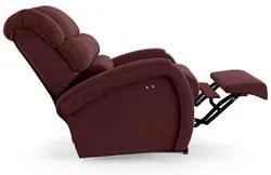 Poltrona do Papai Reclinável Kalie Power Touch USB FH9 Veludo Vinho -