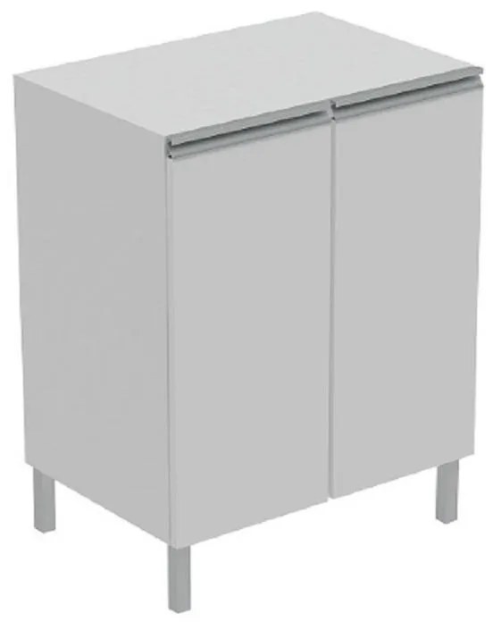 Balcão Lavandeira 2 Portas 1 Prateleira Bs 33 - Branco