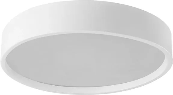 Plafon De Sobrepor Aluminio Redondo 54Cm Ravena - BRANCO