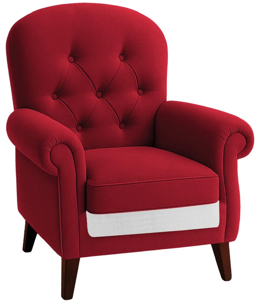 Poltrona Natalina Papai Noel North Pole Suede