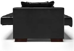 Sofá Cama para Sala de Estar Lisboa Couríssimo Preto - Ibiza