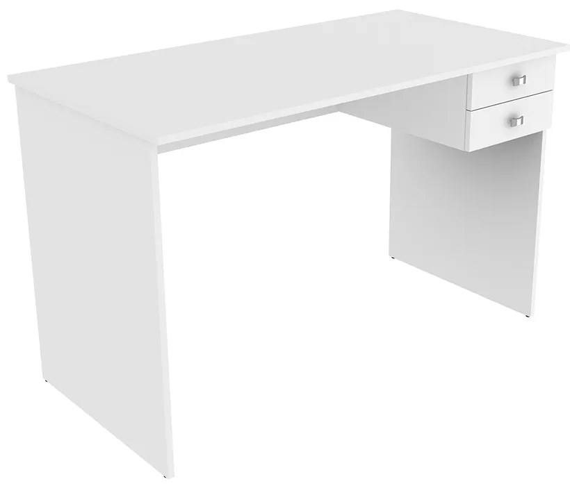 Mesa para Escritório Home Office ME4165 MDP Branco G69 - Gran Belo