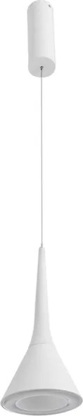 Pendente Led Alumínio 11w 3000k Ø12cm Flora - BRANCO