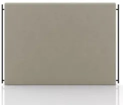 Cabeceira Cama Box Casal Queen 160cm Oscar Z37 Suede Bege - Mpozenato