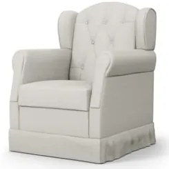 Poltrona de Amamentação Balanço Lucy Z39 Linho Off White - Mpozenato