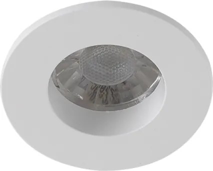 Plafon Led De Embutir Redondo Branco 1,5W 25 3000K Mobili