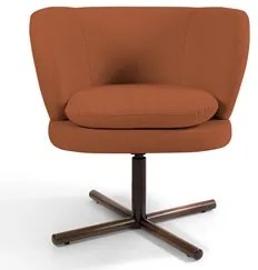 Kit 2 Poltronas Decorativas Melissa Base Xis Giratória Veludo C-262 Te