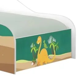 Cama Solteiro Infantil Baixa Para Colchão 188x88cm Dinossauro K06 - Mp
