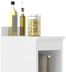 Balcão de Cozinha Porta Pano 20cm Pérola Z34 Branco - Mpozenat