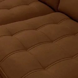Sofá Retrátil Reclinável 3 Lugares 210cm Damy F05 Veludo Terracota - M