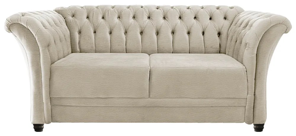 Namoradeira Chesterfield Sofia Corano Bege- ADJ Decor