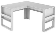 Mesa Para Escritório em L ME4145 Branco/Branco - Tecno Mobili