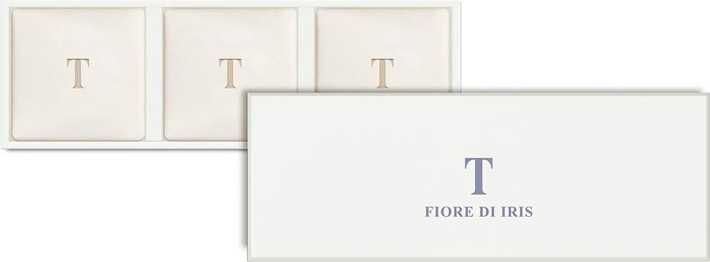 Kit Presente 3 Sabonetes Barra Trussardi T Fiore Di Iris - 300g  300g