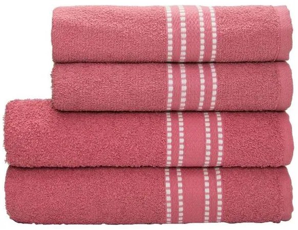 Toalha de Rosto Linea Rosa