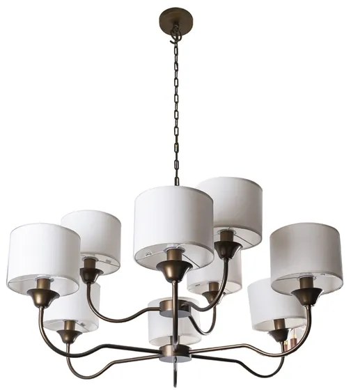 Lustre Aco Aluminio Ouro Novo Alba