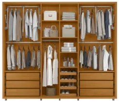 Guarda Roupa Casal 278cm Com 6 Portas Zac Off/Cinamomo Z10 - Mpozenat