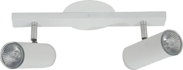 Spot Sobrepor Aluminio Acrilico Dicroica Gu10 Tubo - BRANCO