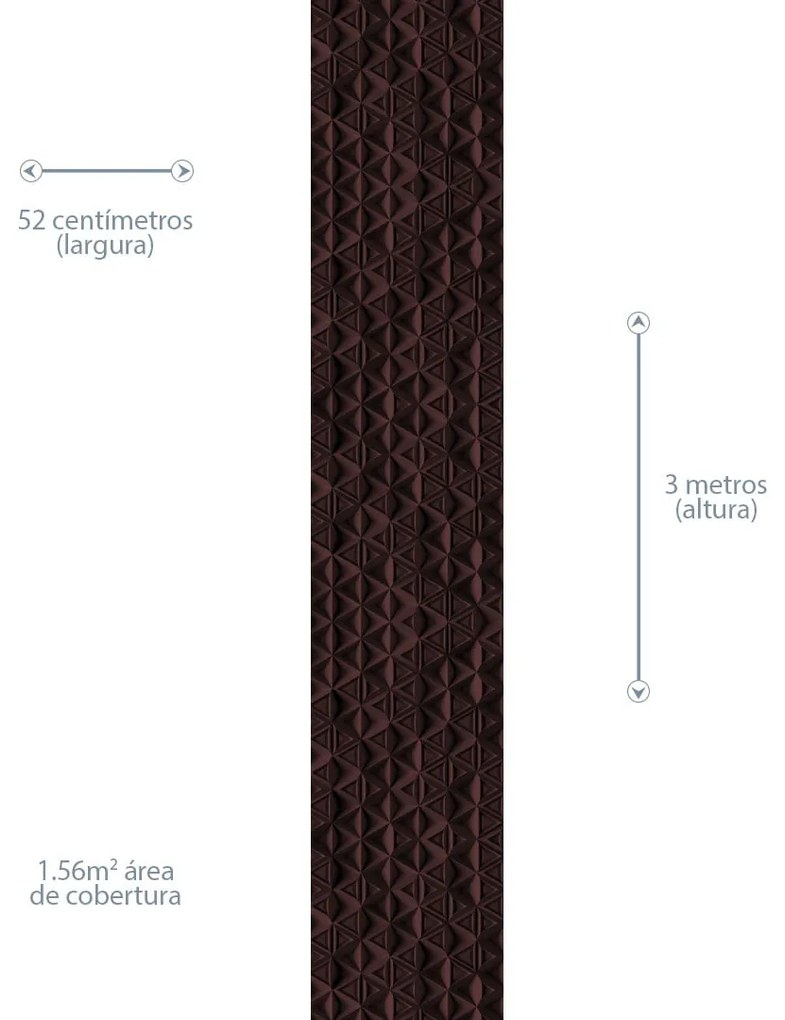 Papel de Parede 3D Triângulo